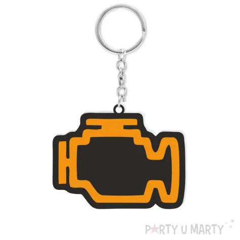 prezent na urodziny brelok do kluczy silnik check engine zabawny gadzet