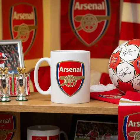 prezent na urodziny dla kibica pilkarza kubek pilka nozna arsenal personalizacja