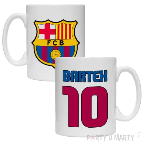 prezent na urodziny dla kibica pilkarza kubek pilka nozna fc barcelona personalizacja