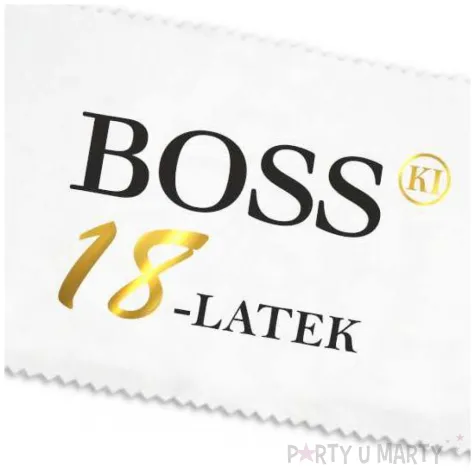 prezent na urodziny sciereczka z mikrofibry bosski 18 latek do czyszczenia okularow 15x10 cm