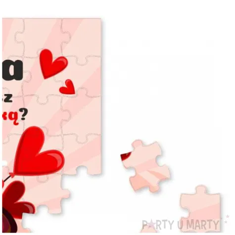 prezent na walentynki rocznice puzzle mis personalizacja wzory do wyboru 88 elementow