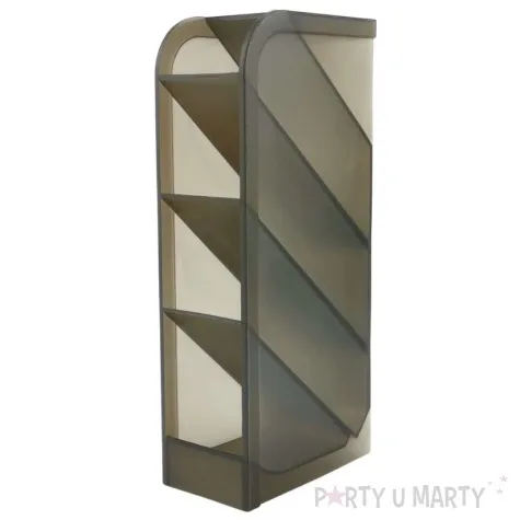 przybornik biurowy pionowy dymne pp czarny leviatan