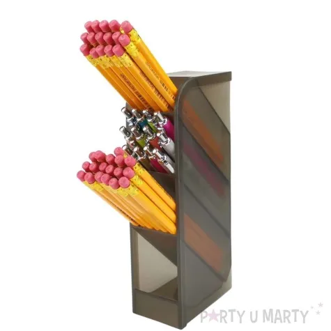 przybornik biurowy pionowy dymne pp czarny leviatan