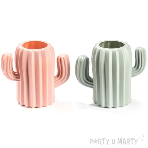 przyborniki kaktus rozowo zielony gadgetmaster 2 szt
