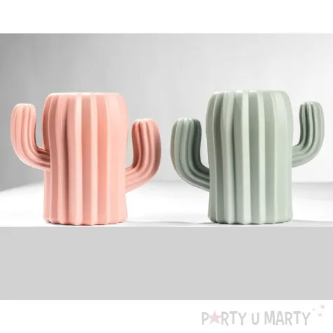 przyborniki kaktus rozowo zielony gadgetmaster 2 szt