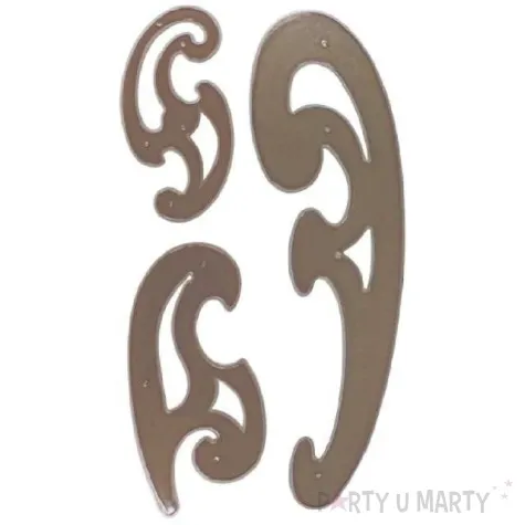 przybory kreslarskie szablony krzywik titanum 3 szt