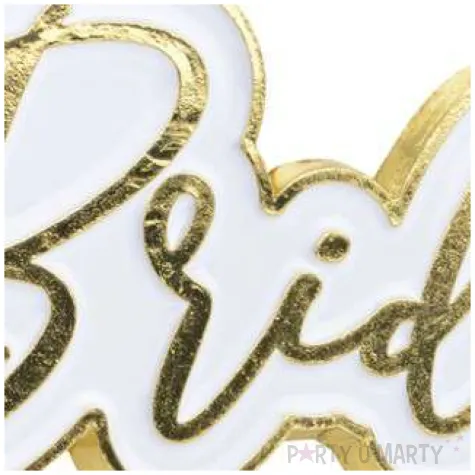 przypinka bride zloty partydeco 1szt