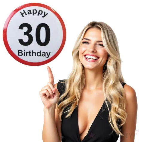 przypinka happy birthday 30 urodziny gadgetmaster 56 mm