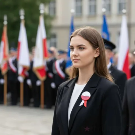 przypinka na marsz niepodleglosci swieto konstytucji 3 maja flaga polski kotylion bialo czerwona