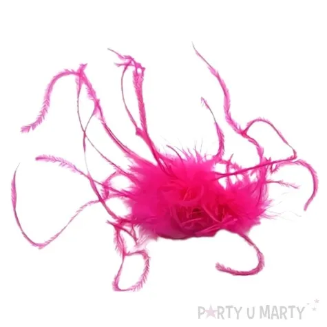 przypinka piorka rozowa godan 10 szt