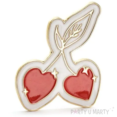 przypinka wisienki partydeco