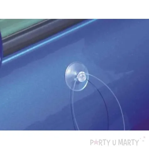 przyssawki zylka transparentny partydeco 4 cm 6 szt