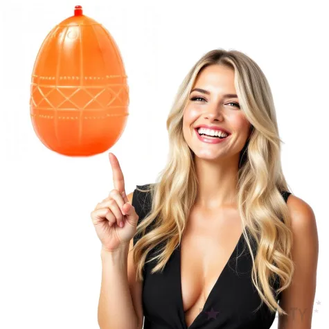 psikawka jajo wielkanocne xxl pomaranczowa arpex 16cm