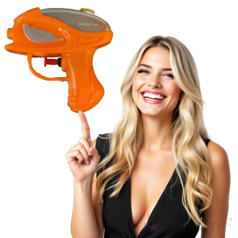 psikawka kosmiczny pistolet pomaranczowy arpex