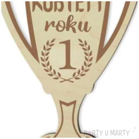 puchar dzien kobiet kobieta roku drewniany 92 x 135 mm