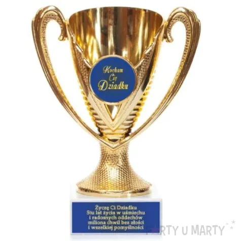 puchar kocham cie dziadku z wierszem giftmania 13 cm
