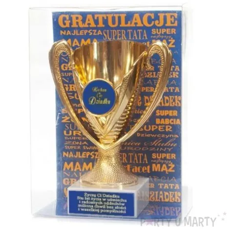 puchar kocham cie dziadku z wierszem giftmania 13 cm