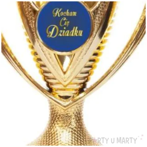 puchar kocham cie dziadku z wierszem giftmania 13 cm