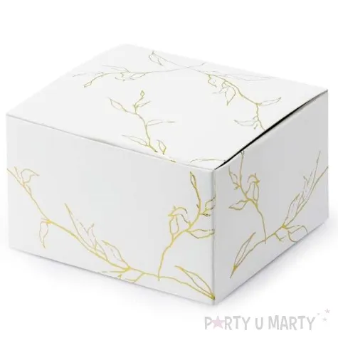 pudeleczka dla gosci galazki biale partydeco 10 szt