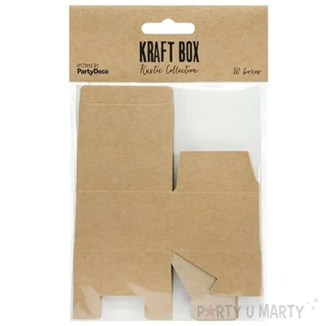 pudeleczka dla gosci kraft rustykalne 10 szt