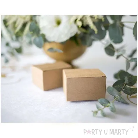 pudeleczka dla gosci kraft rustykalne 10 szt