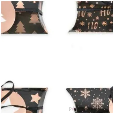 pudeleczka dla gosci merry xmas diy czarne partypal 4 szt