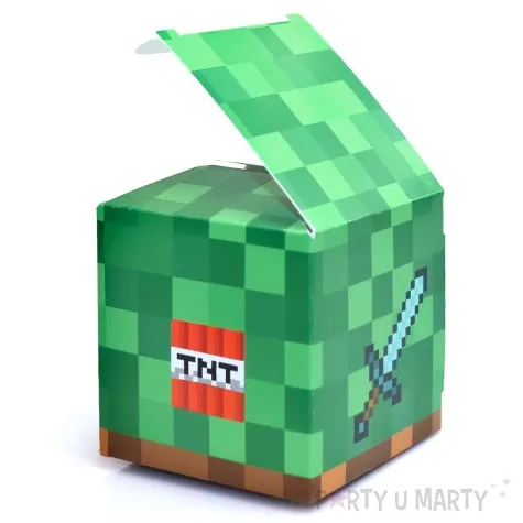 pudeleczka dla gosci piksele tnt congee 6 szt