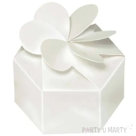 pudeleczka dla gosci platki amscan biale 12 szt