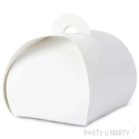 pudeleczka dla gosci premium box bialy partydeco 10 szt