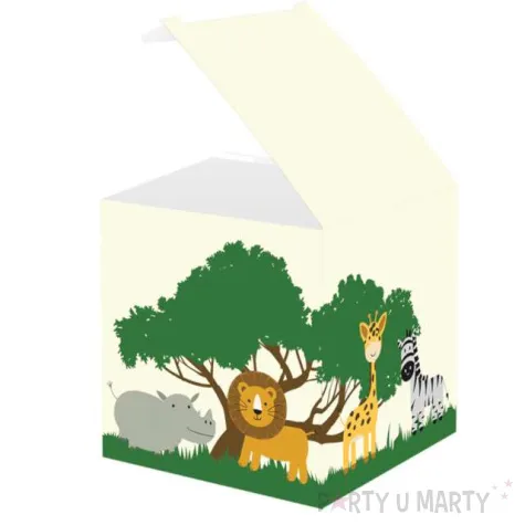 pudeleczka dla gosci safari zwierzeta mix congee 6 szt