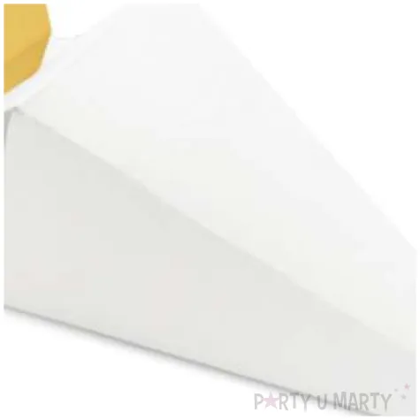 pudeleczka dla gosci serce zlote bialy partydeco 5 5x18x5 5 cm