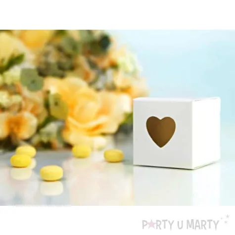 pudeleczka dla gosci szescian z sercem 10 szt