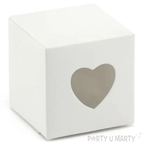 pudeleczka dla gosci szescian z sercem 10 szt