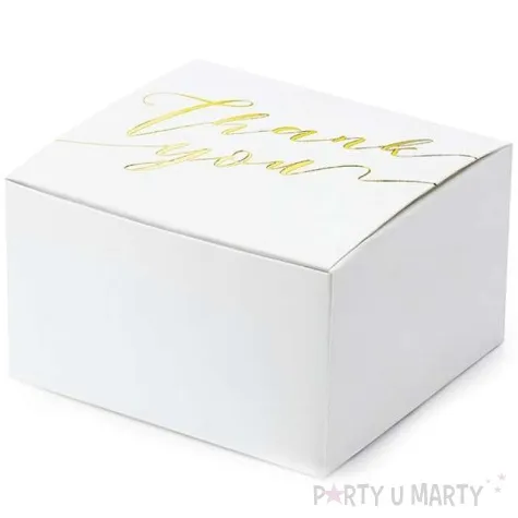 pudeleczka dla gosci thank you zloty partydeco 10 szt