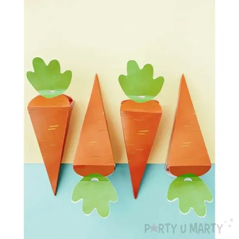 pudeleczka marchewki partydeco 7 5x26 5x7 5 cm 6 szt