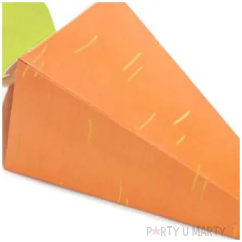 pudeleczka marchewki partydeco 7 5x26 5x7 5 cm 6 szt