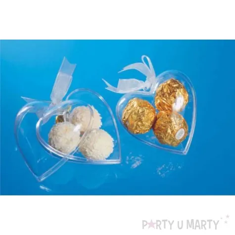 pudelka dla gosci serce bezbarwny 1 op