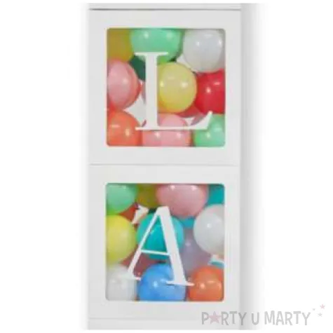 pudelka na balony 100 lat biale godan 4 szt