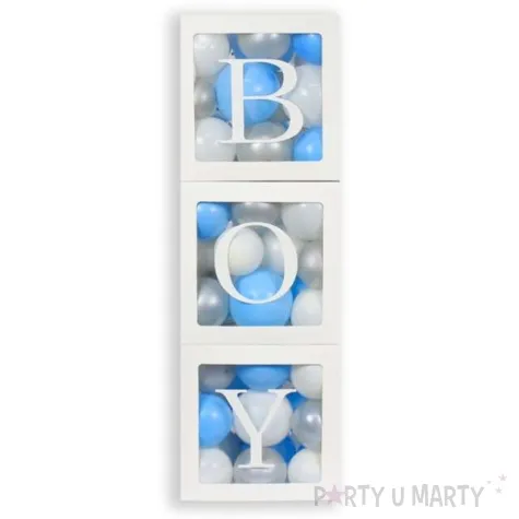 pudelka na balony boy biale godan 3 szt