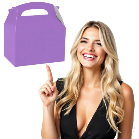 pudelka na ciasto classic mini fioletowe jasne amscan 5 szt