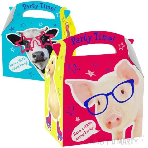 pudelka na ciasto classic mini wesola farma amscan 5 szt