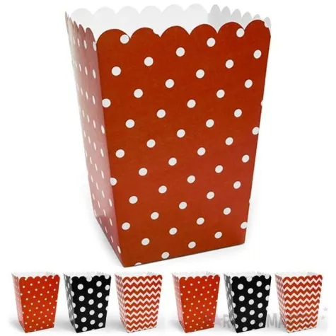pudelka na popcorn biedronka 6 szt