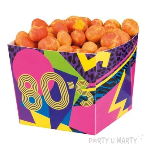 pudelka na popcorn disco 80s boland 400 ml 6 szt