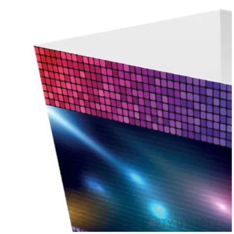 pudelka na popcorn disco party congee 6 szt