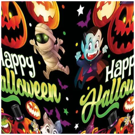 pudelka na popcorn happy halloween male potwory guirca 6 szt