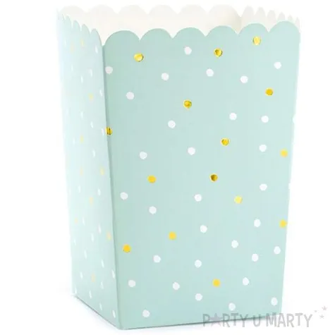 pudelka na popcorn kaktus mietowe partydeco 6 szt