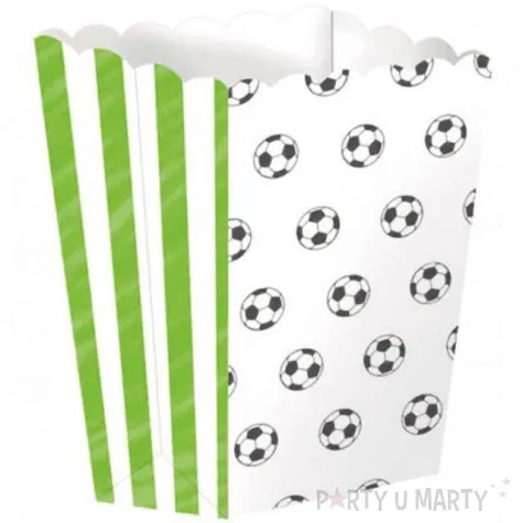 pudelka na popcorn pilkarskie kicker party amscan 4 szt