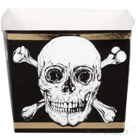 pudelka na popcorn piracka czaszka boland 400 ml 6 szt