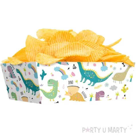 pudelka na przekaski dinozaury partypal 3 szt