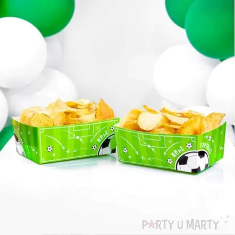 pudelka na przekaski pilka nozna boisko partypal 3 szt